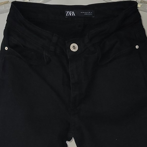 Zara black skinny jeans size US 2 - Picture 2 of 2